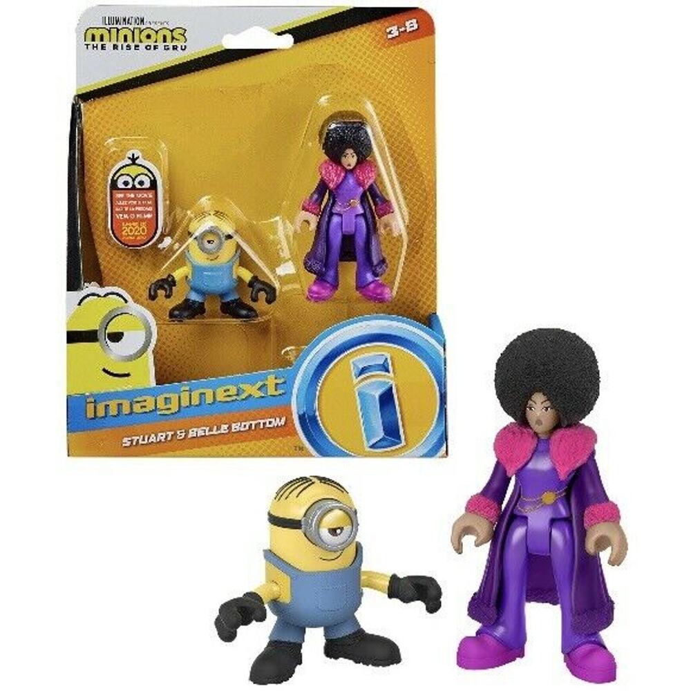 Imaginext Minions Stuart Belle Bottom Despicable Me The Rise Of Gru Set NEW Bell